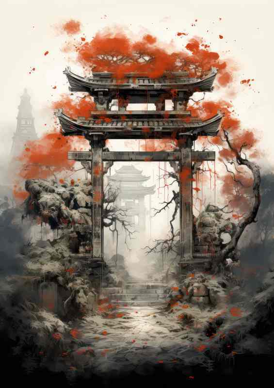 Dreamy Doorways Japans Shinto in Ink and Color
