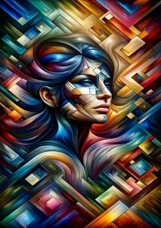 Geometric Dream Abstract Female