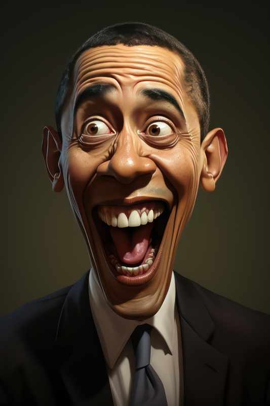 Caricatures of obama