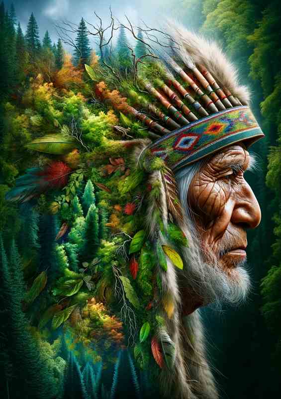 Vis.Forest Elder|Metal Poster