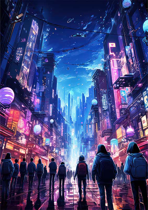 Cyberpunk Fantasies Collide