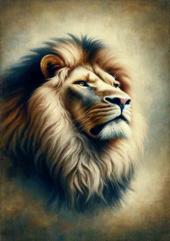 Majestic Lion Head proud