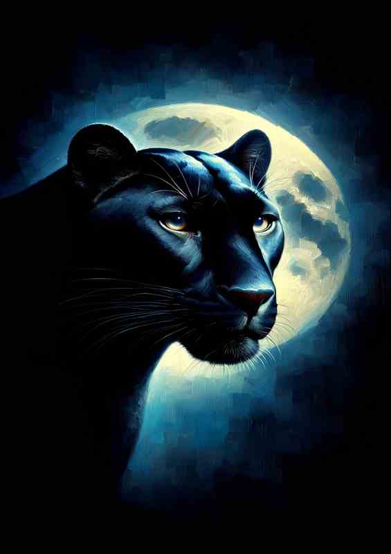Panther in Moonlight sleek
