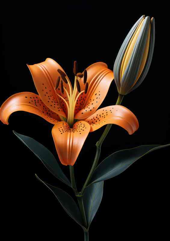 A Snigle orange lilly