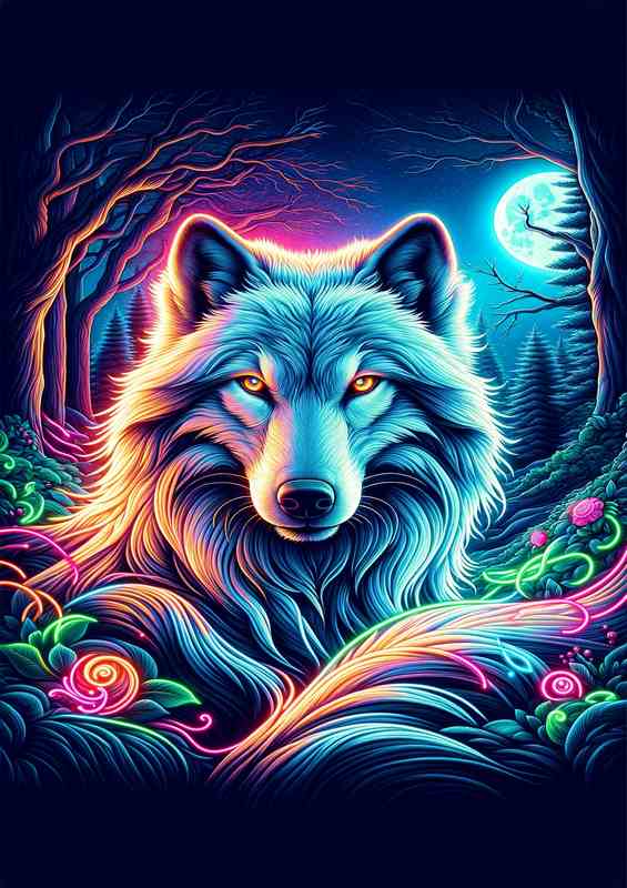 Enchanting Glow of Wolf