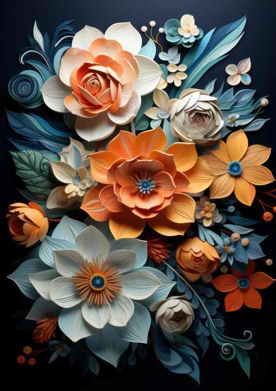 Blooming Impressions Abstract Floral Art