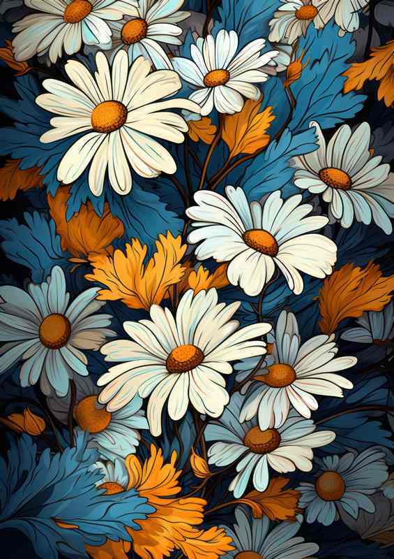 Lush Floral Fantasies in Abstract