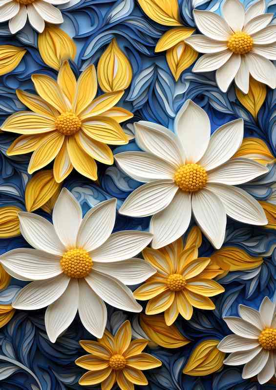 wirling Petals Floral Abstracts Unleashed
