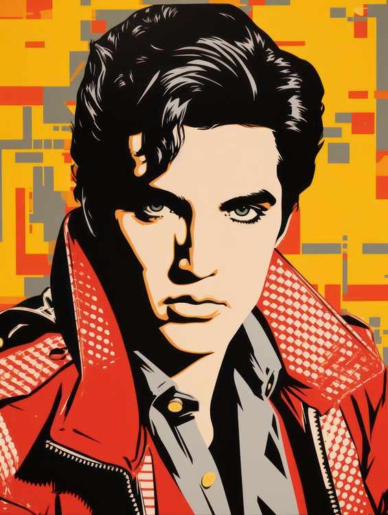 Elvis Presley pop art