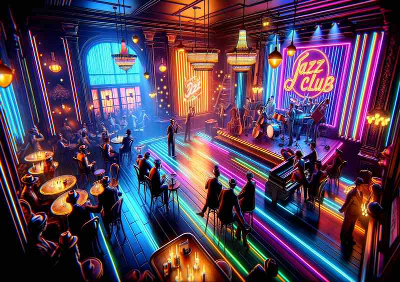 1920s Neon Jazz Club