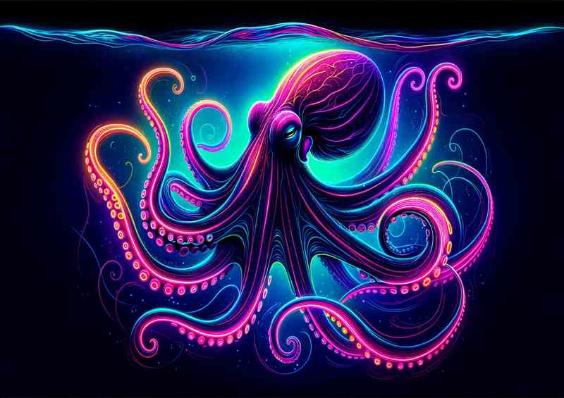 Mystery Octo Metal Poster