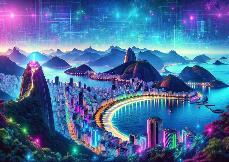 Panoramic Rio de Janeiro Skyline