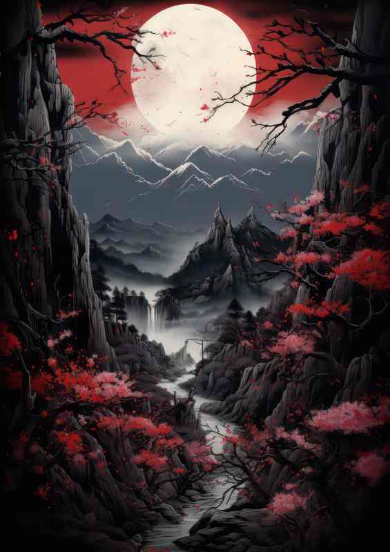 Cherry Blossom Adv Mountains