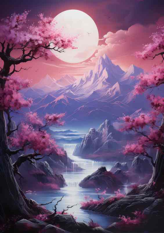 Hanami Heaven Mountains Waters and Blossoms