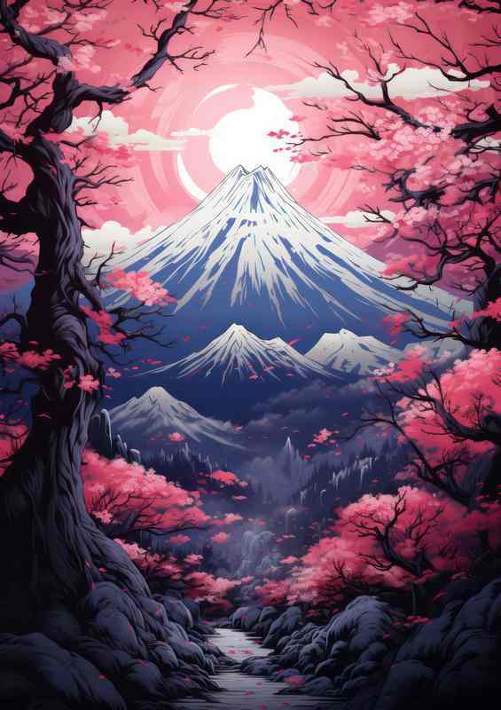 Japan Blooms Mountains and Waters