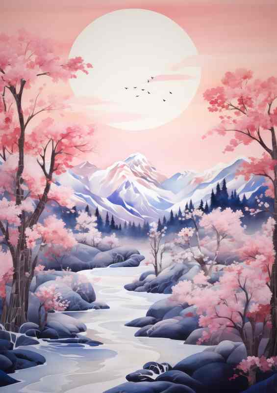 Japans Iconic Views Cherry Trees Peaks and Waters