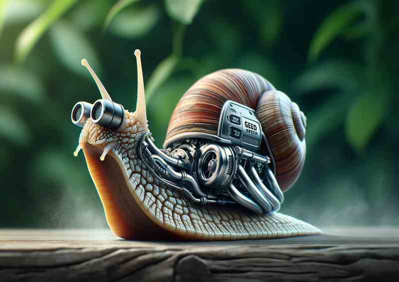 Turbocharged Snail Showcases Speed Power