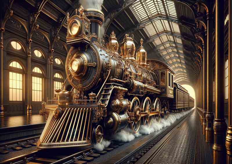Victorian Steampunk Locomotive Design