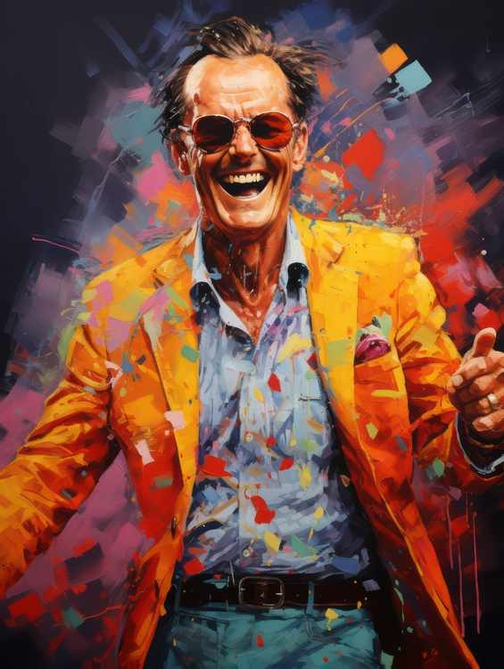 Jack Nicholson Very colourful