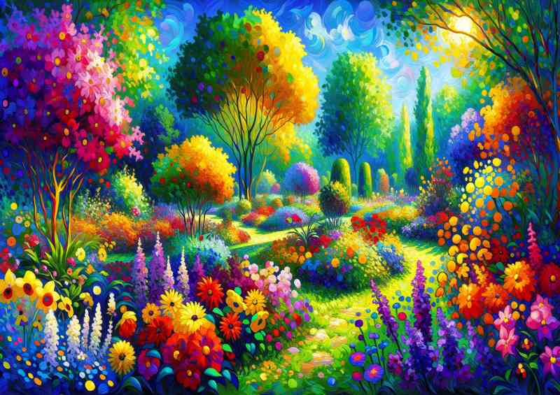 Enchanted Garden A Springtime Bloom