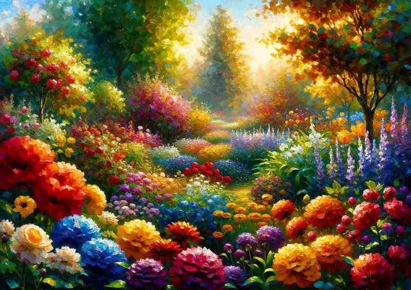 Vibrant Bloom A Spring Garden