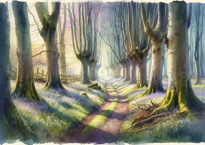 Whisper of Spring An Ancient Forest Path