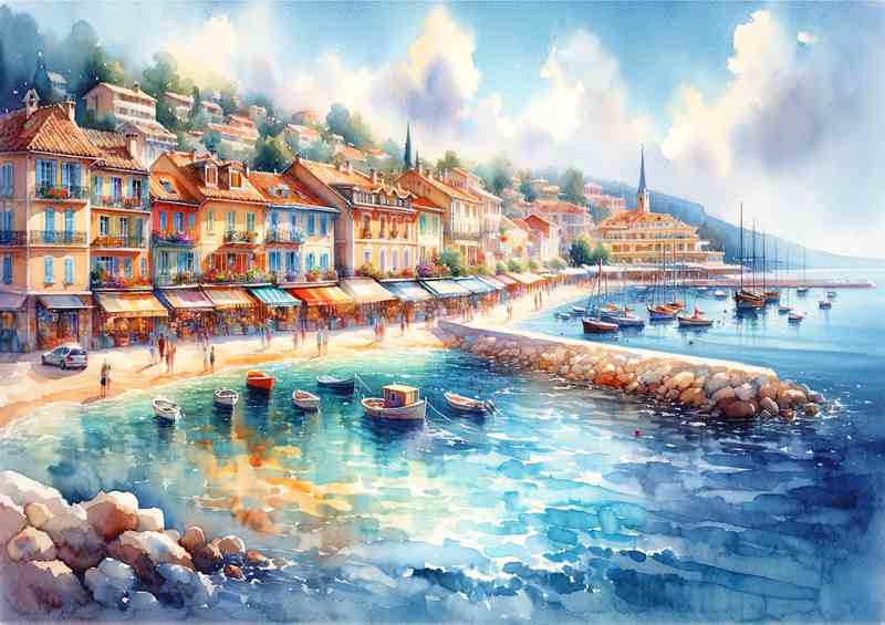 Summers Radiance A Seaside Town