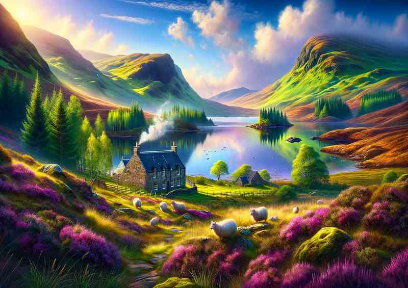 Resplendent Awakening Spring Morning