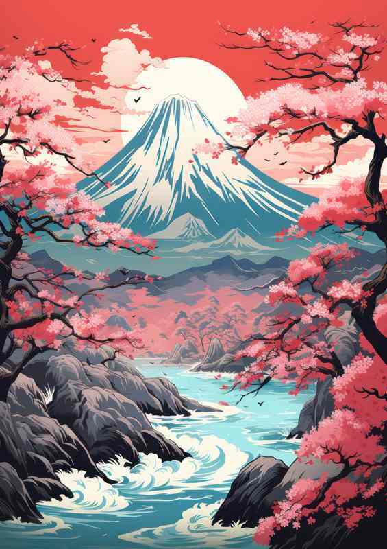 Waterside Sakura Japans Blooming Shores
