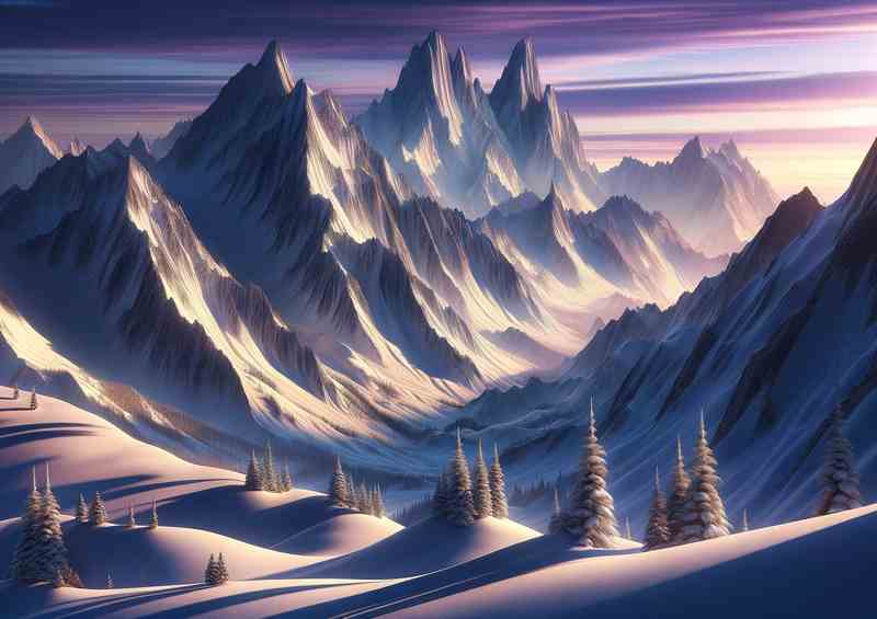 Whispers of Winter The Snow Capped Mountain