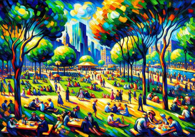 Summers Vibrance A City Park