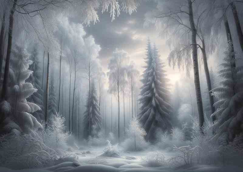 Frozen Elegance The Magic of a Winter Forest