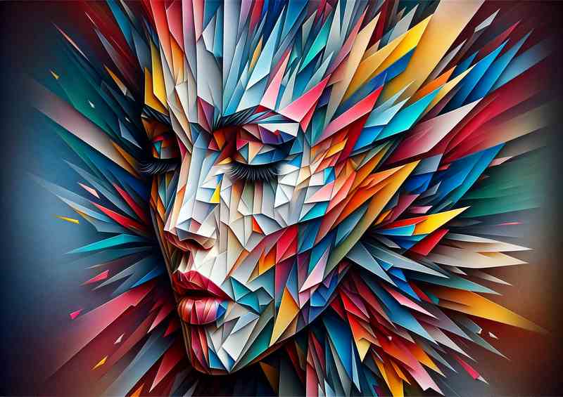 Abstract Fragmented Beauty