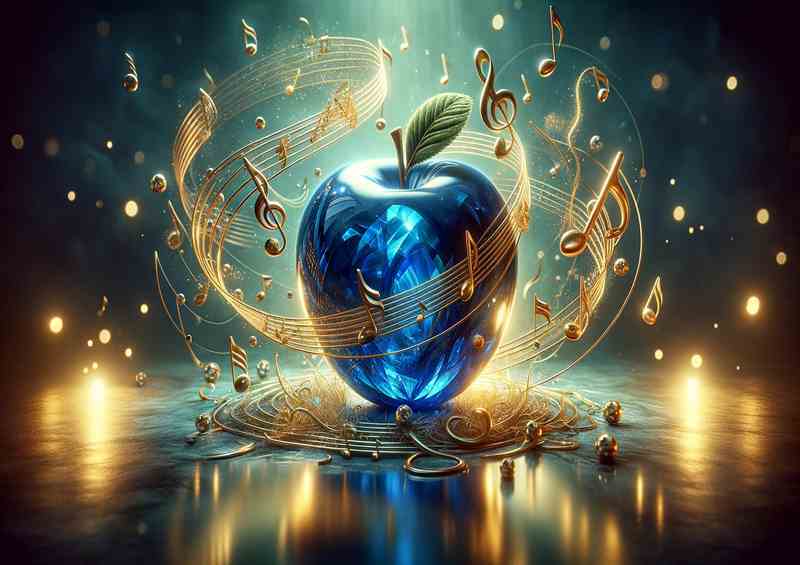 Melodic Sapphire Apple Harmonious Symphony Music