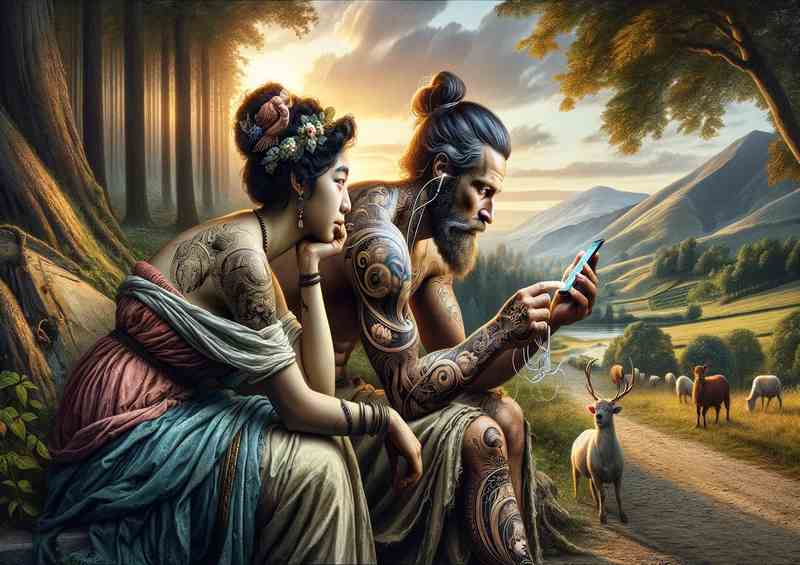 Timeless Encounter with Modern Technology