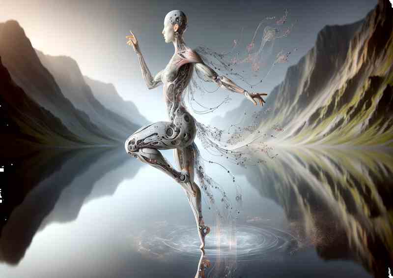 biomechanical female figure with a more organic look