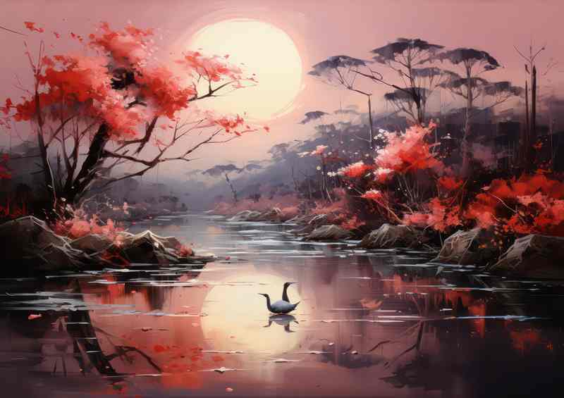 Koi and crane the Seasons A Japanese Perspective