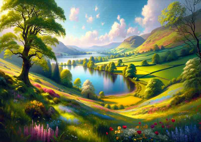 Serene Lake District Landscape