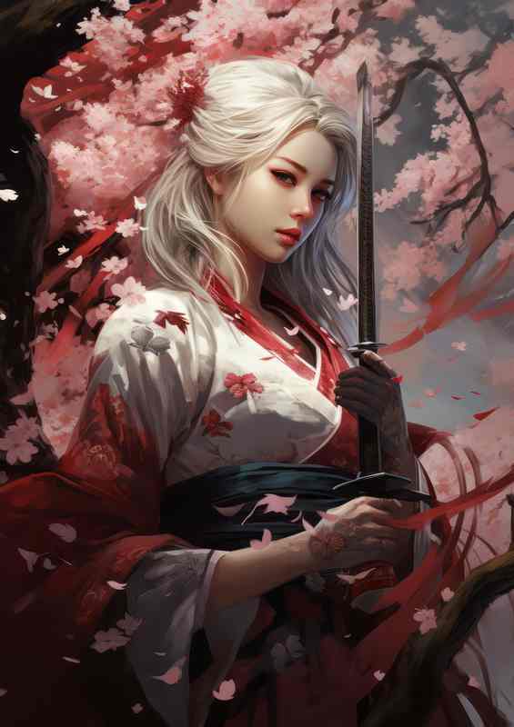 Geisha Makeup Art&Traition | Anime Metal Poster