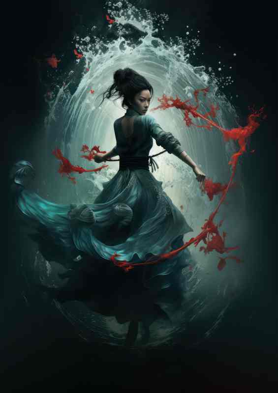Geisha Memoirs Metal Poster