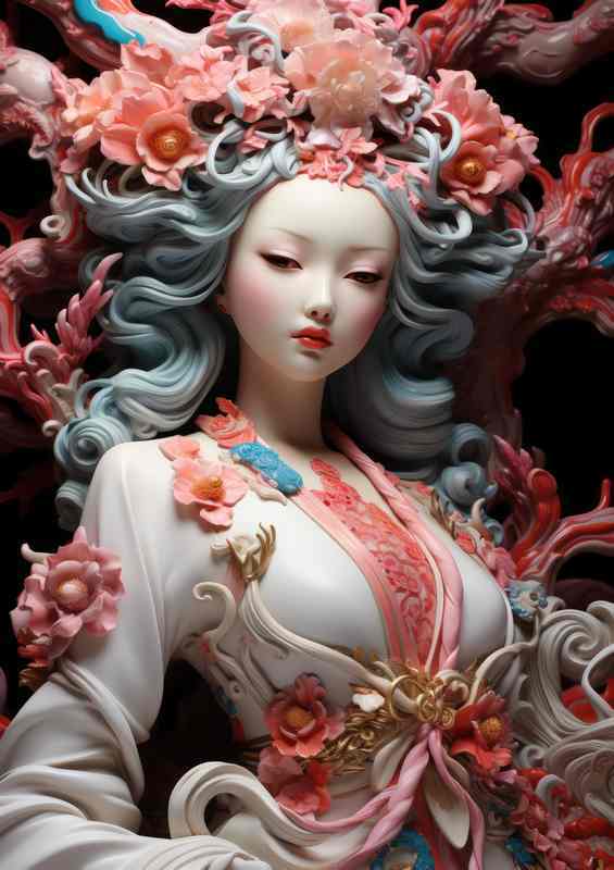 Geisha Paintings style Depictions in Art and Culture