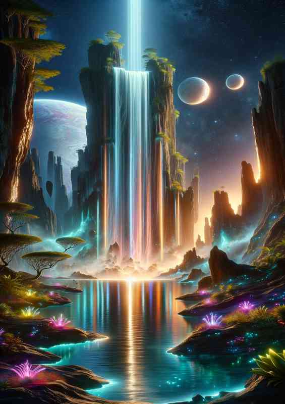 The scene illustrates a magnifice