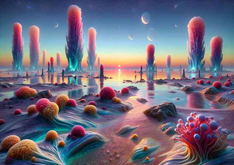 A single mesmerizing view from a fantasy planet
