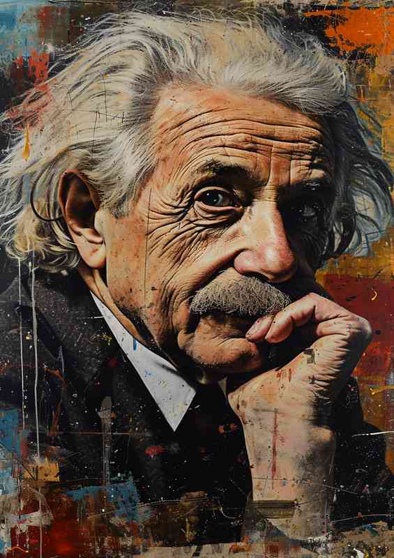 Albert einstein deep in thought
