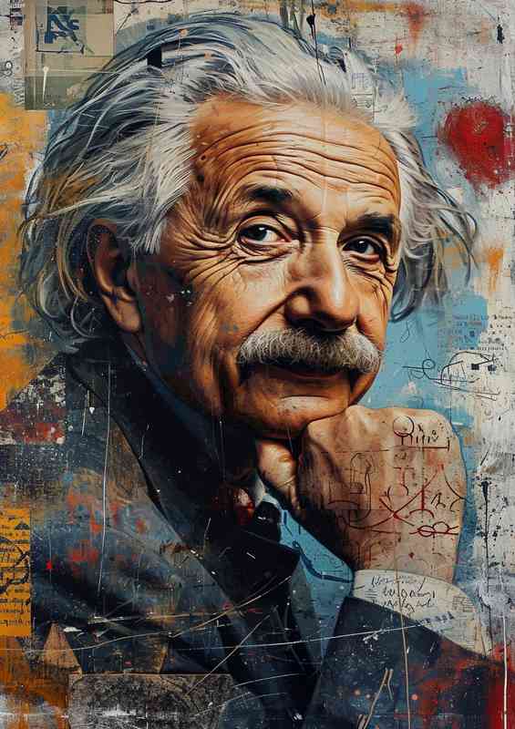 Albert einstein live the answer albert einstein street art