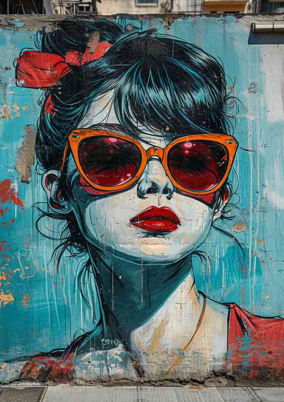 Girl with the big orange glasses