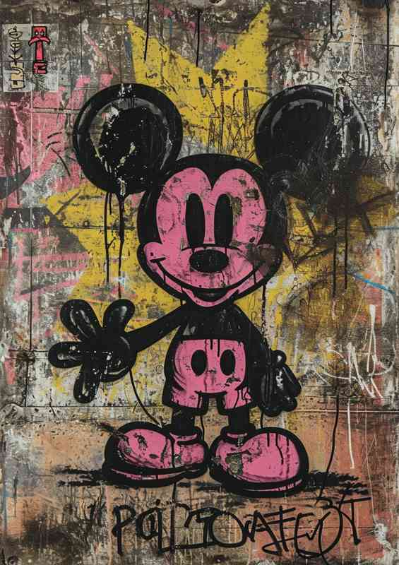 Graffiti mouse street art