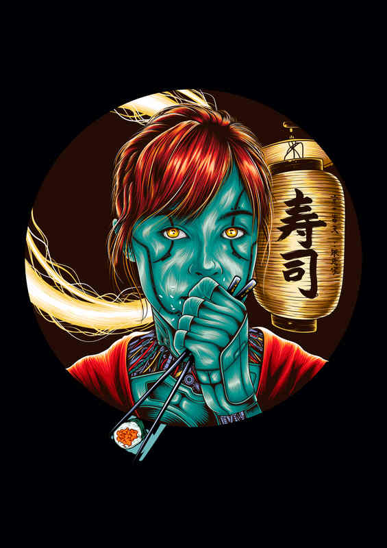 JPN Girl Sushi