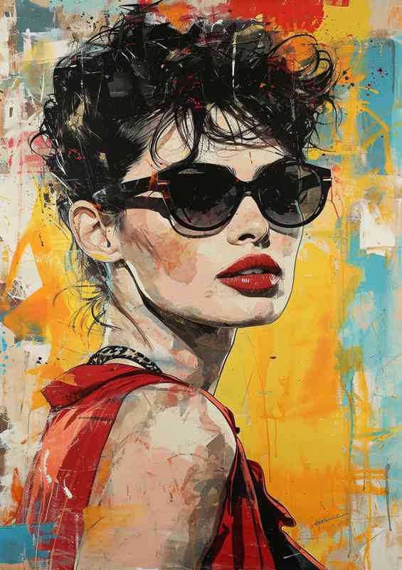 Love fashion girl in glasses