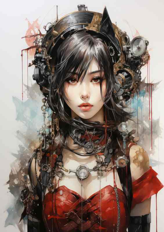 Geisha Festivals & Celebrations Steampunk Ink